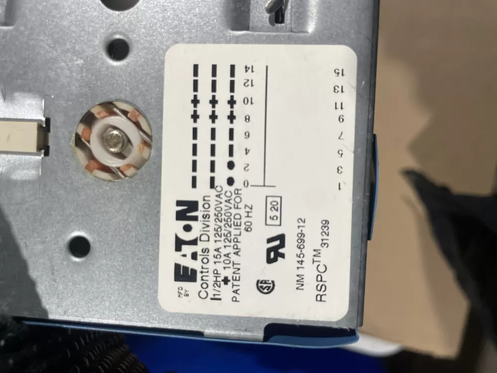 SpeedQueen 31239P Washer Timer Control AZ97898 | Wm648