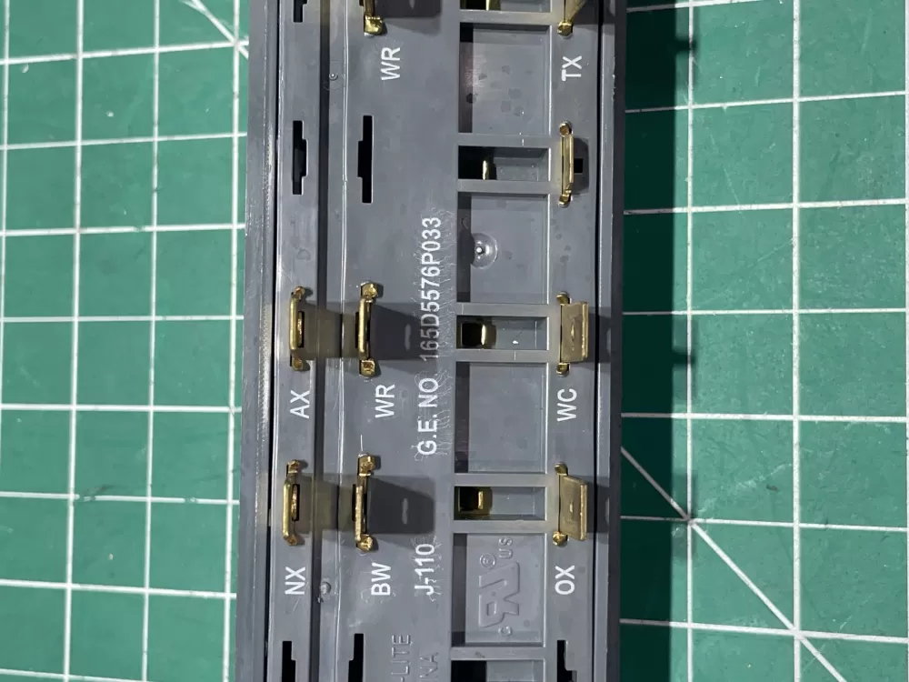 GE Hotpoint 165D5576P033 Dishwasher Button Control Panel AZ153172 | KM1394