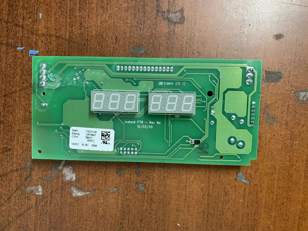 Maytag  Whirlpool  Amana 12939601 Refrigerator Control Board Dispenser