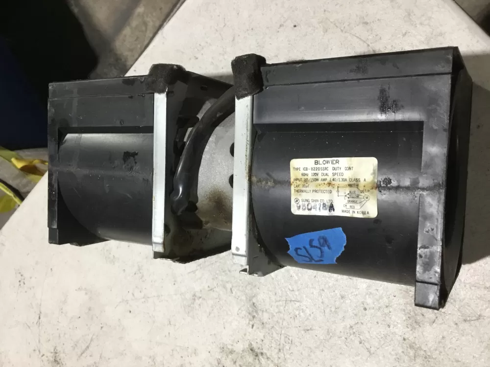 GE Microwave Sung Shin ICB-8220SSRC Fan Motor WB26X0167 AZ89268 | Sl59
