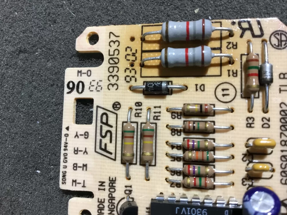 Whirlpool Maytag W10476828 Dryer Moisture Sensor Control Board AZ95388 | NR99