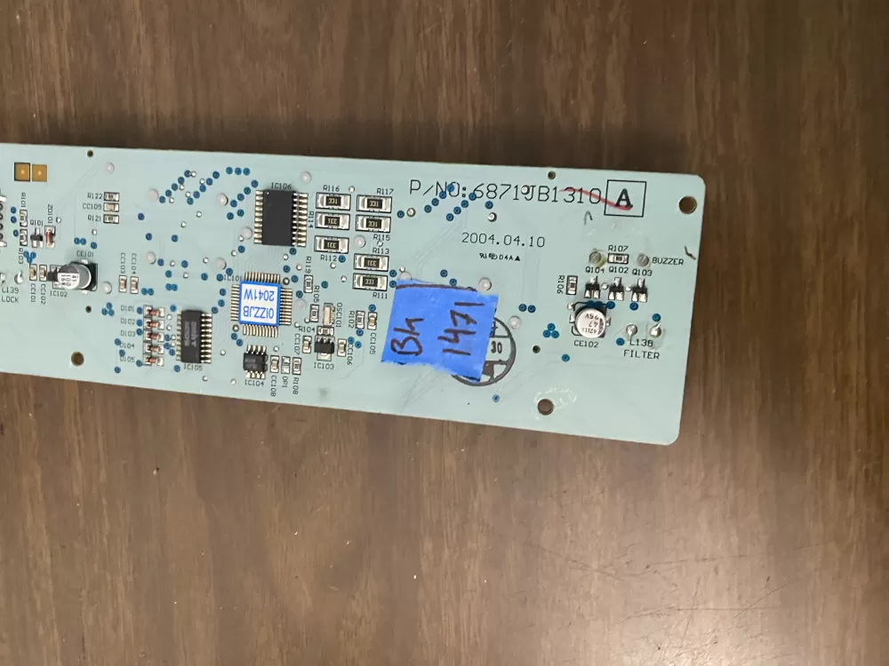 LG 6871JB1310A Refrigerator Dispenser Display Control Board AZ96010 | BK1471