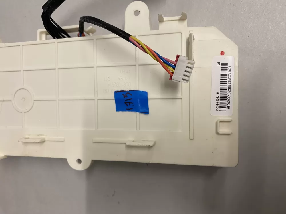 Samsung DC92 01022B DC9201022B Washer Control Board AZ210868 | BK1715
