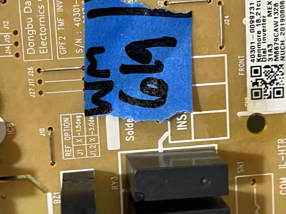 Kenmore Refrigerator Crosley Control Board Ass. AZ167085 | Wm619