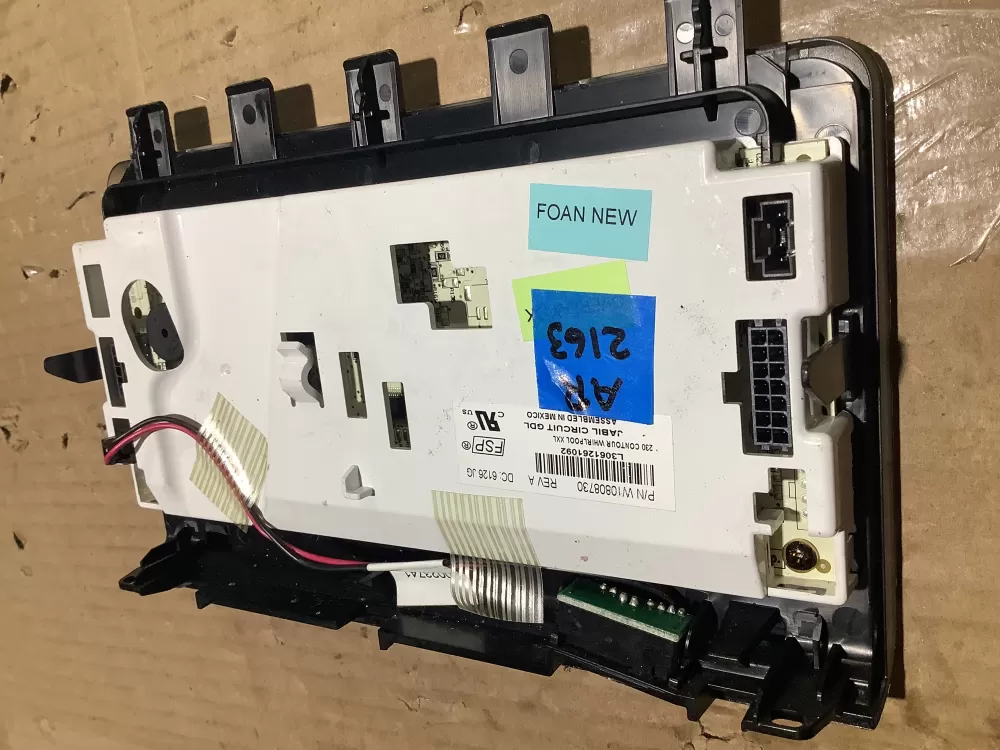 Whirlpool W10808730 Refrigerator Control Board Dispenser AZ116779 | AR2163
