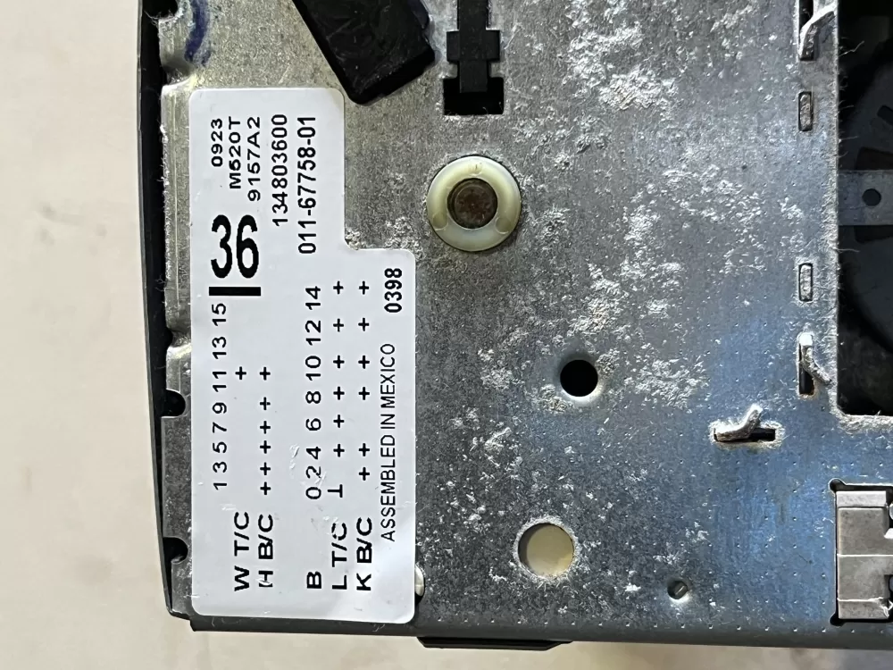 Frigidaire 134803600 Washer Timer Control AZ43854 | 1754