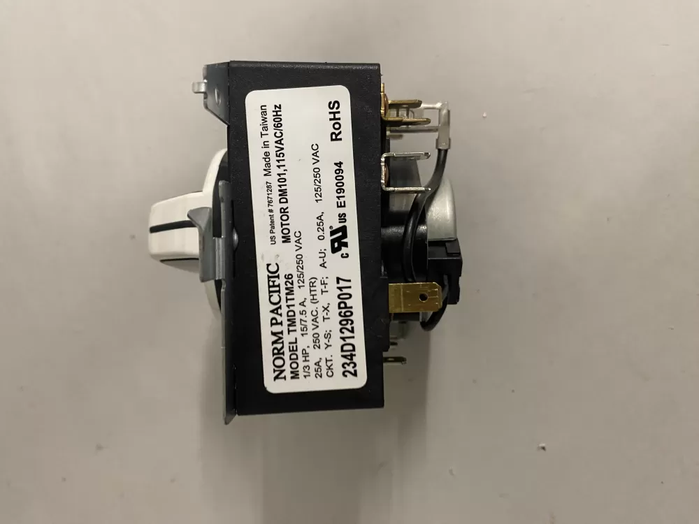 Kenmore  General Electric WE4M521 WE04X22654 PS11721520 234D1296P017 Dryer Timer