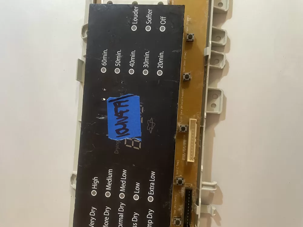 Samsung MFS-DV318A-S0 DC41-00066A Dryer UI Control Board AZ166133 | KMV479