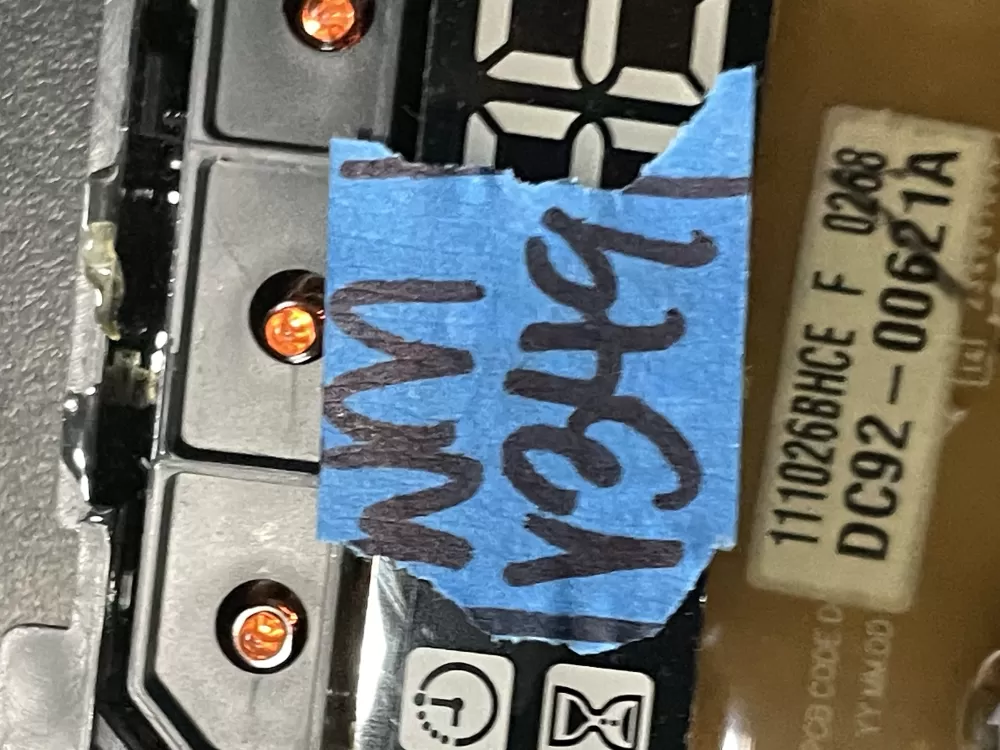 Samsung DC92 00619A Washer Control Board AZ18085 | WMV349