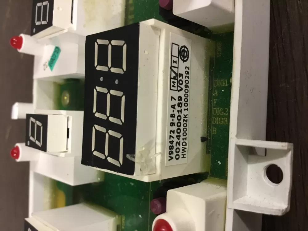 Haier V984729 1000090292 HWD1000K 0020400563 0024000189 AZ33457 | NRV367