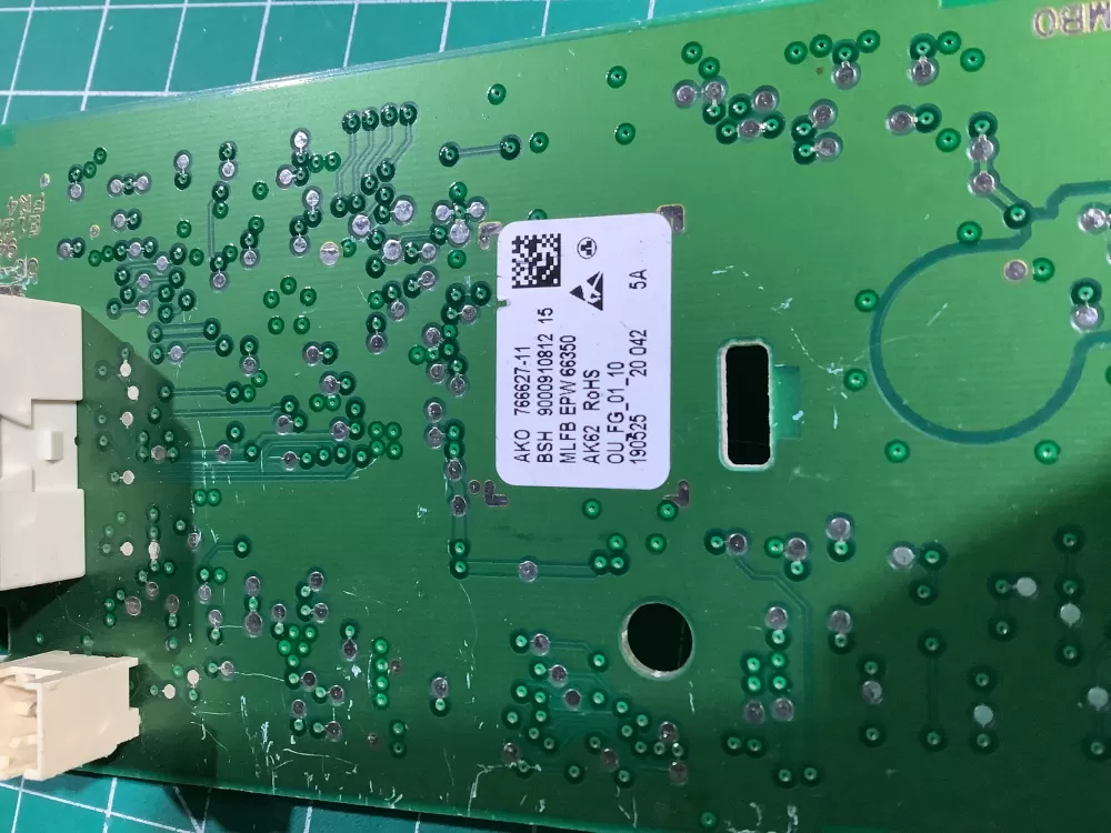 Bosch 9000910812 766627-04 EPW66350 Washer UI Control Board AZ165322 | NR2549