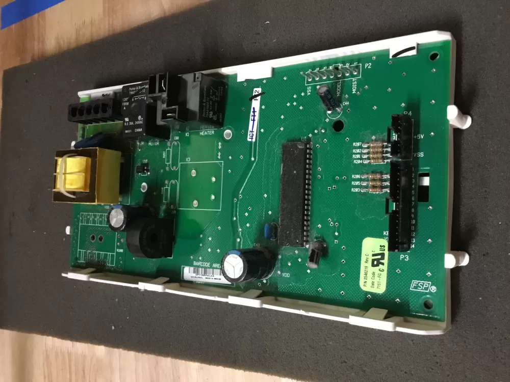 Whirlpool Maytag Kenmore WP8546219 AP6013143 8546219 1060737 3978889 3978917 3978918 3978918R 3980062 3980062R 661653 8546219EXCR 8546219R 8557308 8557308R PS11746365 FGWPL502W7J Dryer Control Board