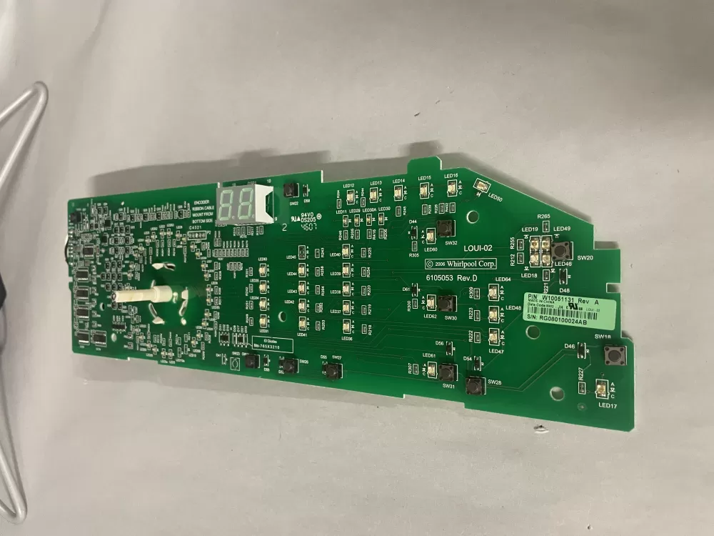 Whirlpool Maytag W10051131 W10051133 Washer Control Board AZ222163 | Wm2038