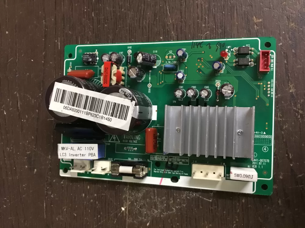 Samsung DA92-00111B Refrigerator Inverter Control Board AZ18377 | NR44