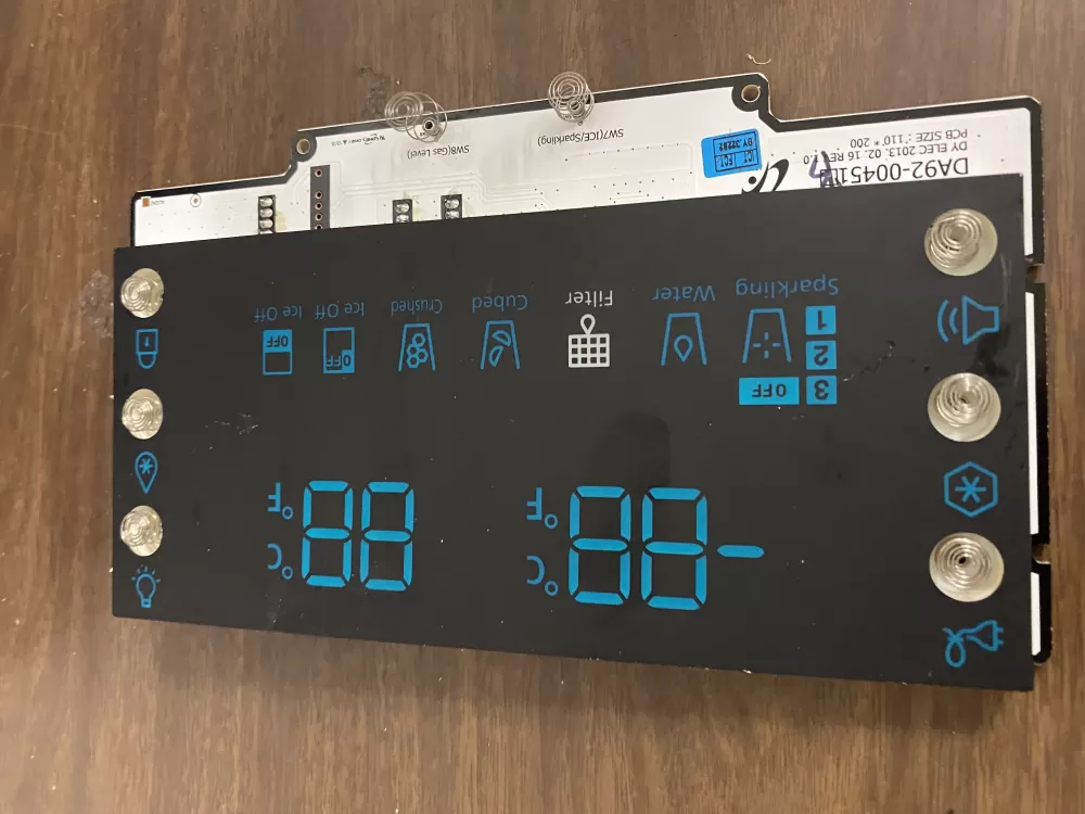 Samsung DA92 00451B Refrigerator Control Board Dispenser AZ31966 | BK1676