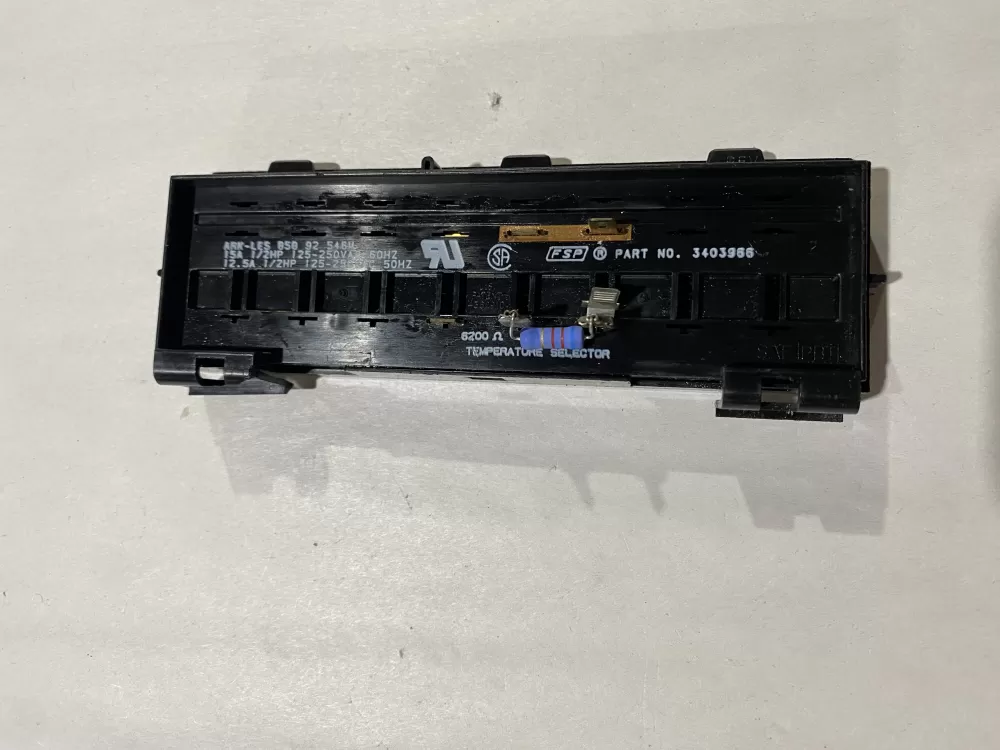 Whirlpool Kenmore Sears 3403966 Dryer Control Board Switch AZ161050 | BK1074