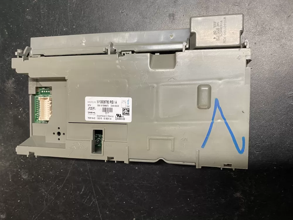 Whirlpool W10539780 W10597041 PS8260224 Dishwasher Control Board