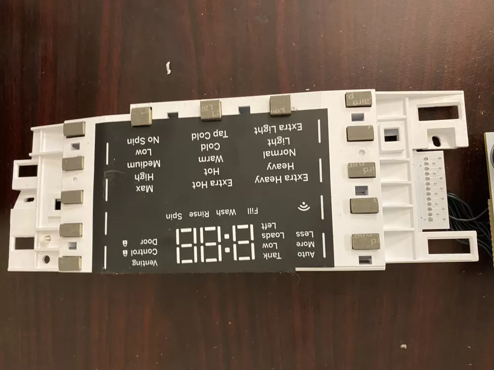 GE 308D1567G019 WH22X34919 AP7194382 Washer Control Board Panel AZ35990 | BK346