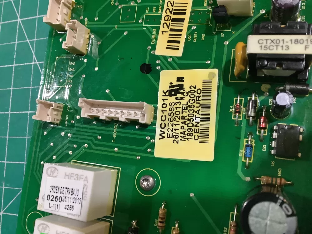 GE 189D5035G002 WH12X20274 Washer Control Board AZ148768 | NR2490