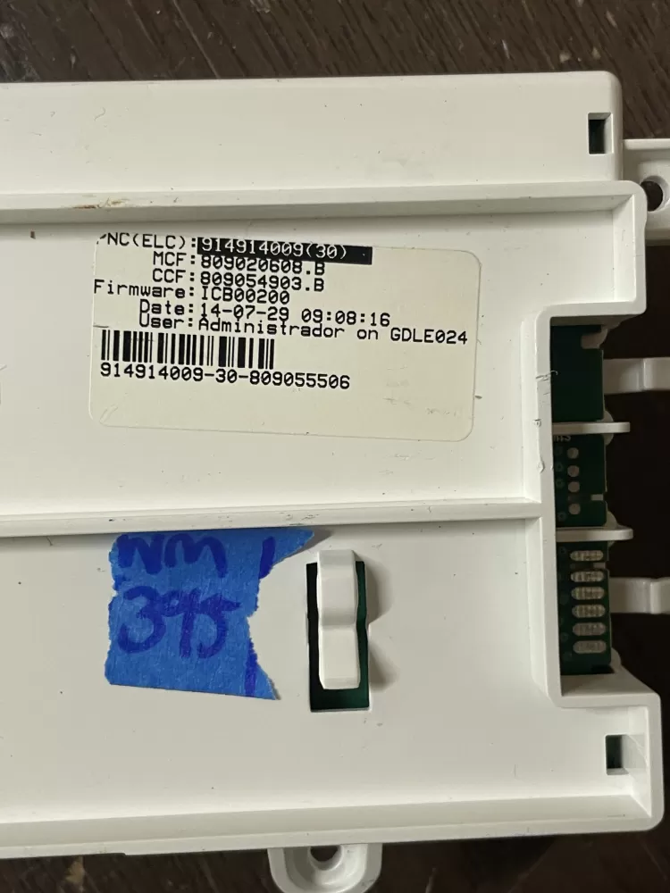 Frigidaire 809055506 914914010 Washer UI Control Board AZ44226 | WMV388