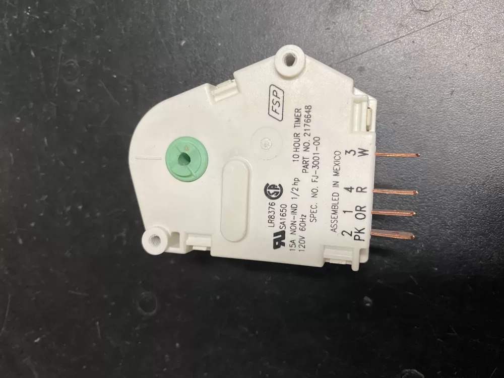 Whirlpool  KitchenAid  Kenmore  Amana AP5985208 0053736 0055525 0056627 0056768 0056906 0056907 0057052 0311209 1101021 1105267 1113225 1114246 1114248 1114264 1114283 1114287 1115416 1118626 1127570 1127571 1127591 14210016 2149098 2154665 2154666 2154912 2154982 2154983 2154984 2162046 2162347 2172691 2176335 2176340 2176646 2176648 2188371 2188372 2188375 2188376 2193084 2199008 4210521 4210579 4210778 4318057 4339497 4339856 4343354 4343402 4356929 4389238 480561 482489 482493 483212 511883 513588 513590 513629 513630 530213 530214 530557 530558 531714 548044 548121 548140 548709 549090 549091 549238 549239 549252 549253 549256 549257 549875 549876 56906 798629 833531 833663 833757 833795 833840 850019 850038 850343 850344 850345 850608 850609 850694 850695 850731 850845 850847 850878 850879 851061 851106 851160 851161 851200 851269 851406 851701 851971 938035 940074 943428 943434 943435 943436 945486 945512 945513 945514 978266 978472 989280 989281 D70041-12 D7004112 FSP482493 R0950029 R0950217 W10740039 W10822278VP Y0053736 Y0055525 Y0056627 Y0056768 Y0056906 Y0311209 W10822278 PS11723171 Refrigerator Defrost Timer