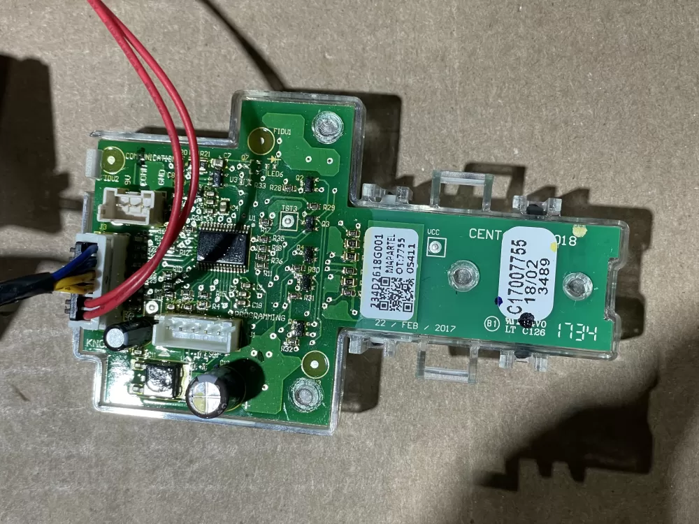 GE 234D2618G001 WE04X27284 Dryer Control Board AZ84438 | KM1009