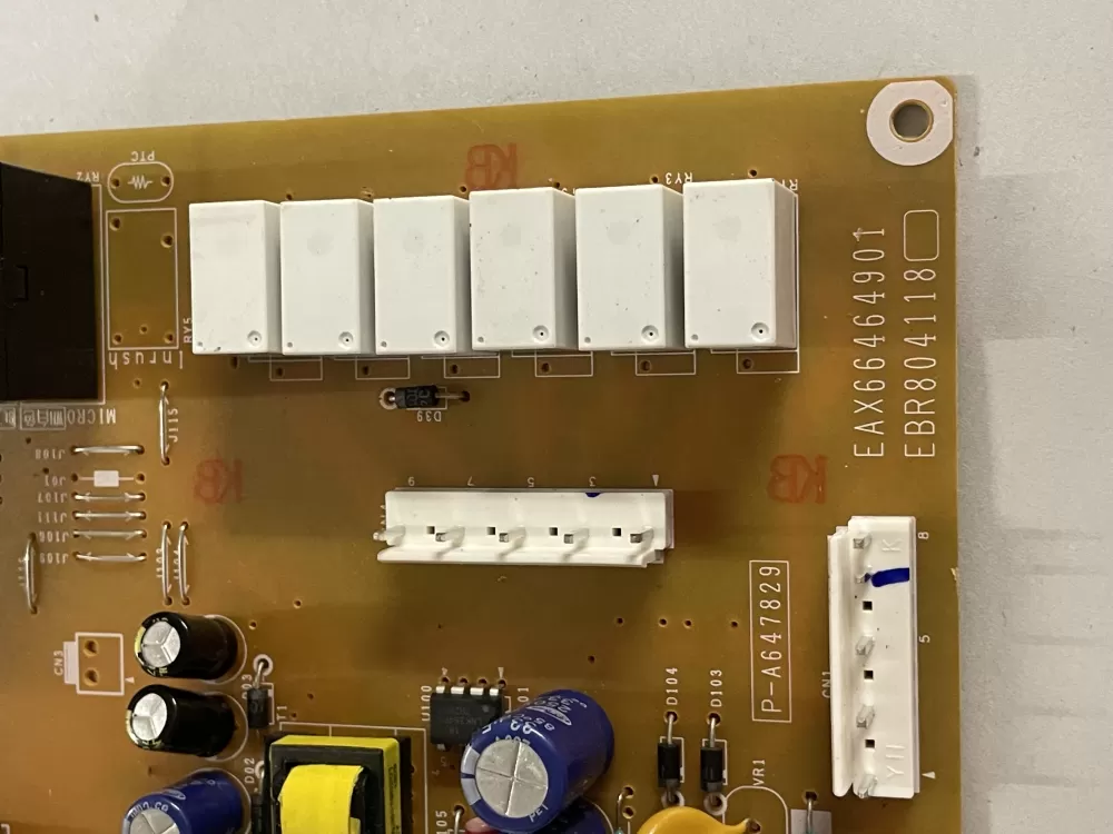 LG Kenmore EBR80411804 AP7223334 Microwave Control Board Panel AZ142074 | KM2389