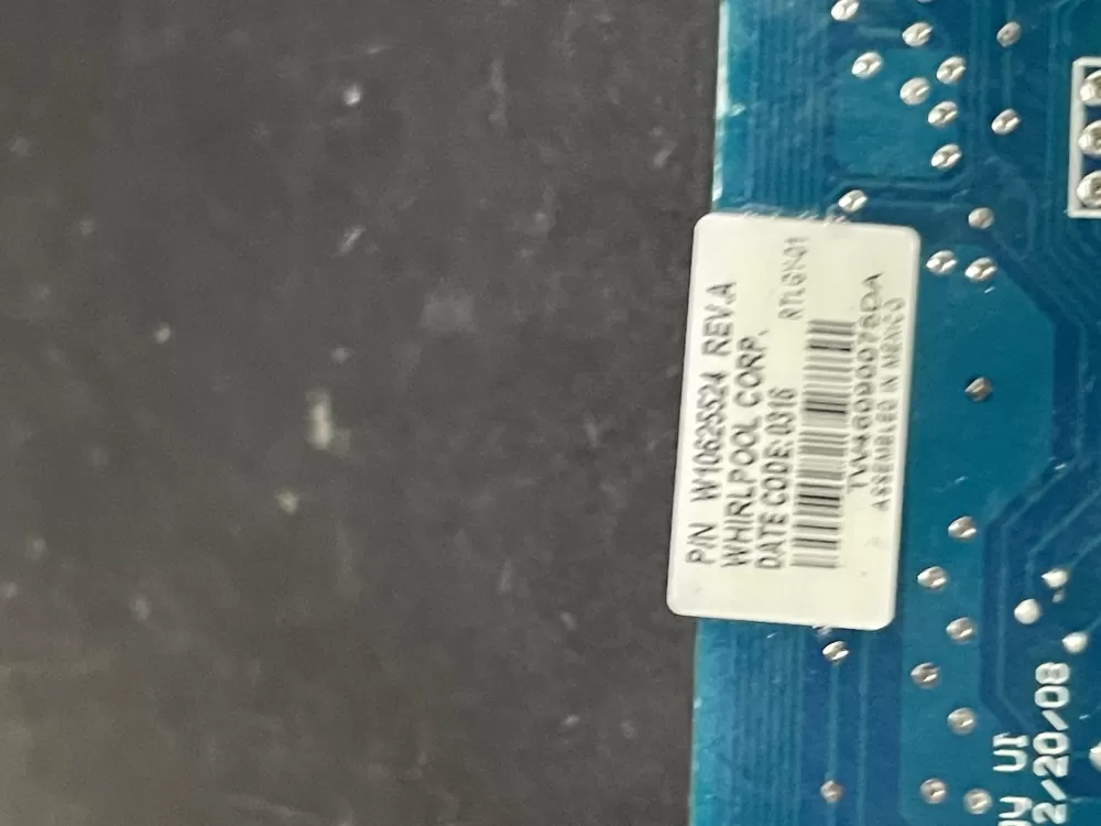 KitchenAid W10625524 W10860447 Refrigerator Control Board AZ4800 | 1593WM