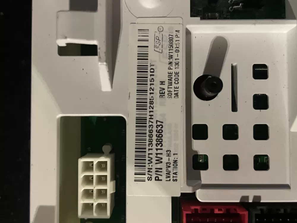 Whirlpool W11386637 W11417466 PS12745506 Washer Control Board AZ38187 | Wm507