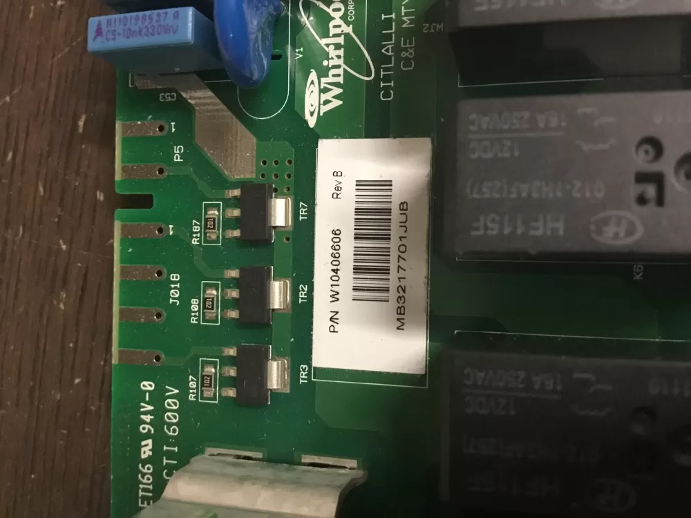 Whirlpool W10406609 W10442137 Washer Control Board AZ16579 | NR208