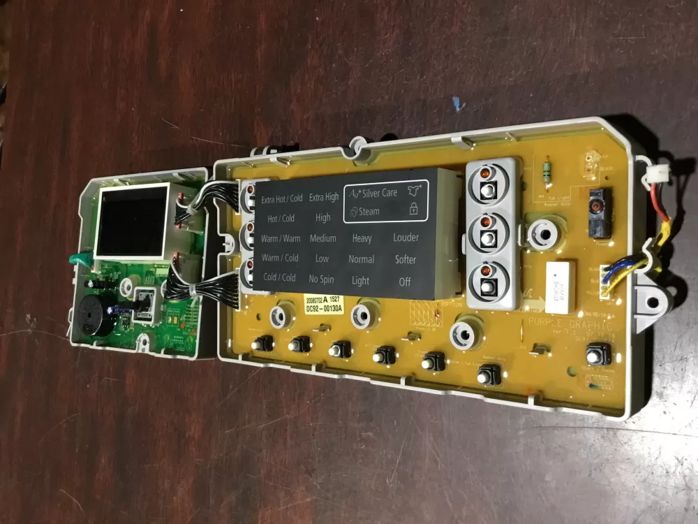Samsung DC92-00130A DC92-00125A Washer UI Control Board