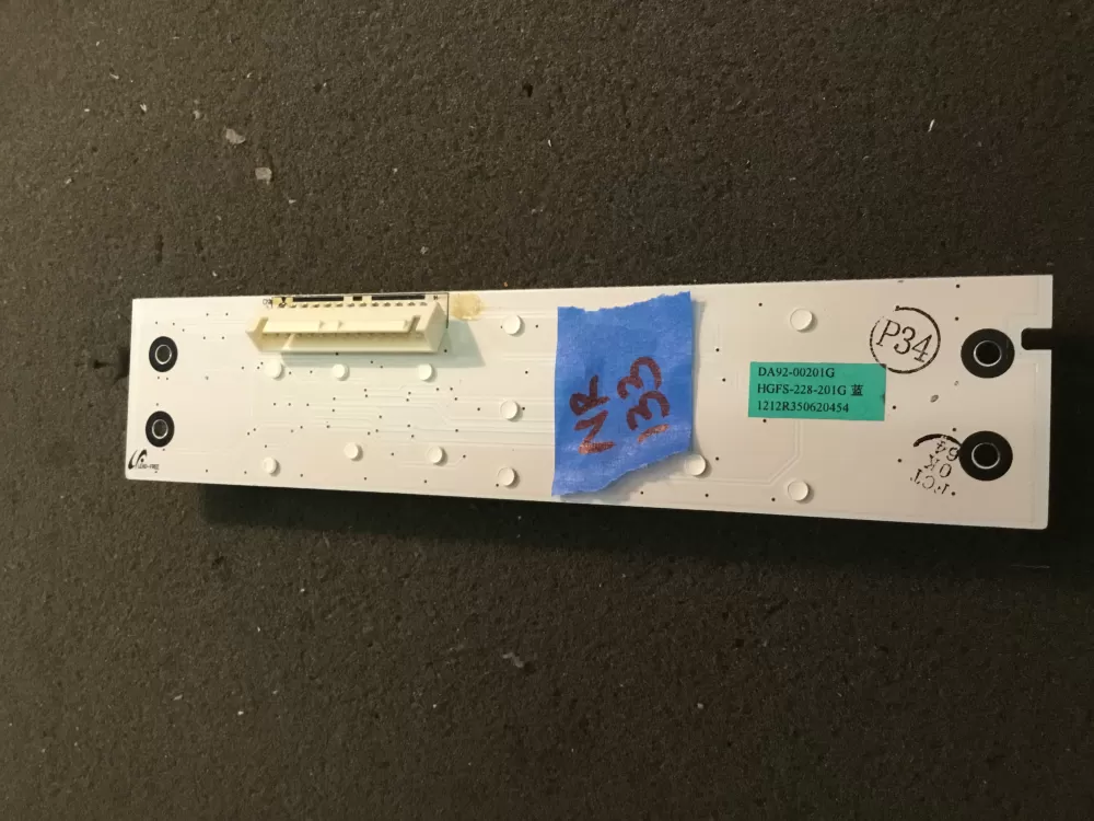 Samsung Da63 04448 Refrigerator UI Display Control Board  AZ100740 | NR133