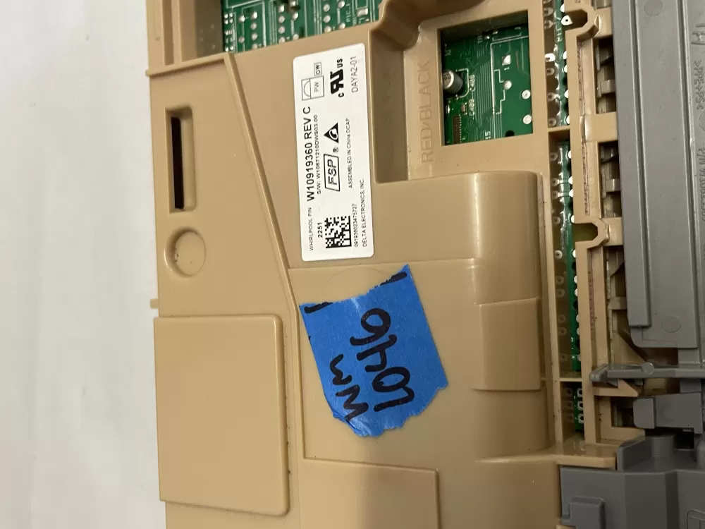 Whirlpool W10919360 W11087226 Dishwasher Control Board # AZ214070 | Wm1046