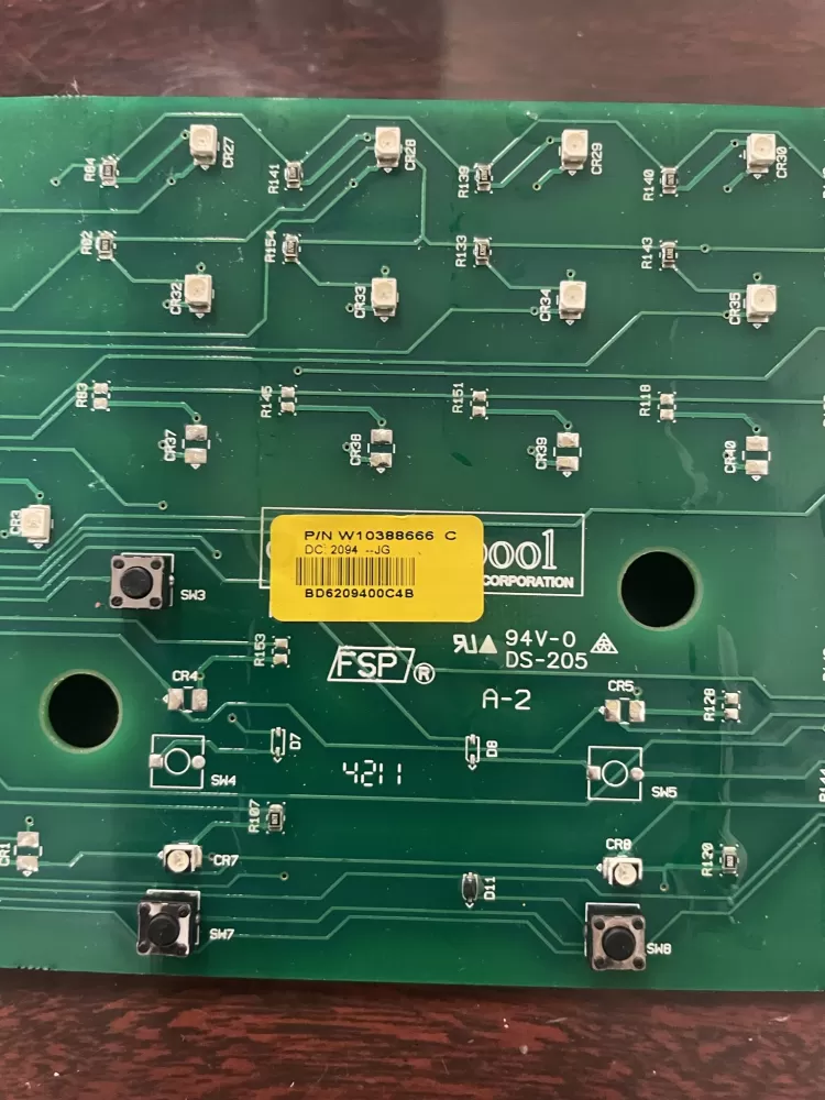 Maytag Whirlpool W10388666 Dryer Control Board AZ47787 | KM415