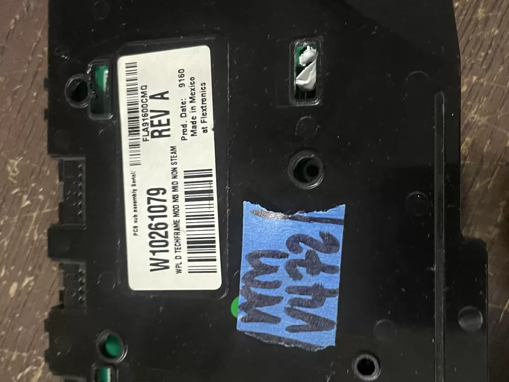 Whirlpool W10261079 AP4501383 1553010 AH2373314 Dryer Control AZ58067 | Wmv472