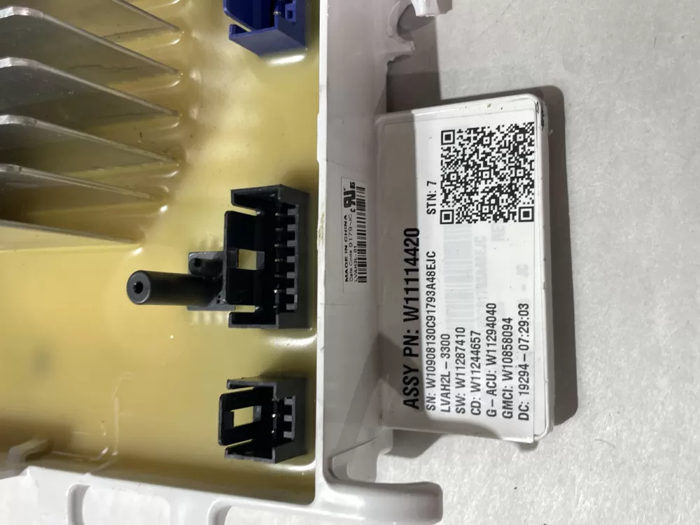 Whirlpool Maytag W11114420 W11266624 Washer Control Board AZ201544 | Wm2443