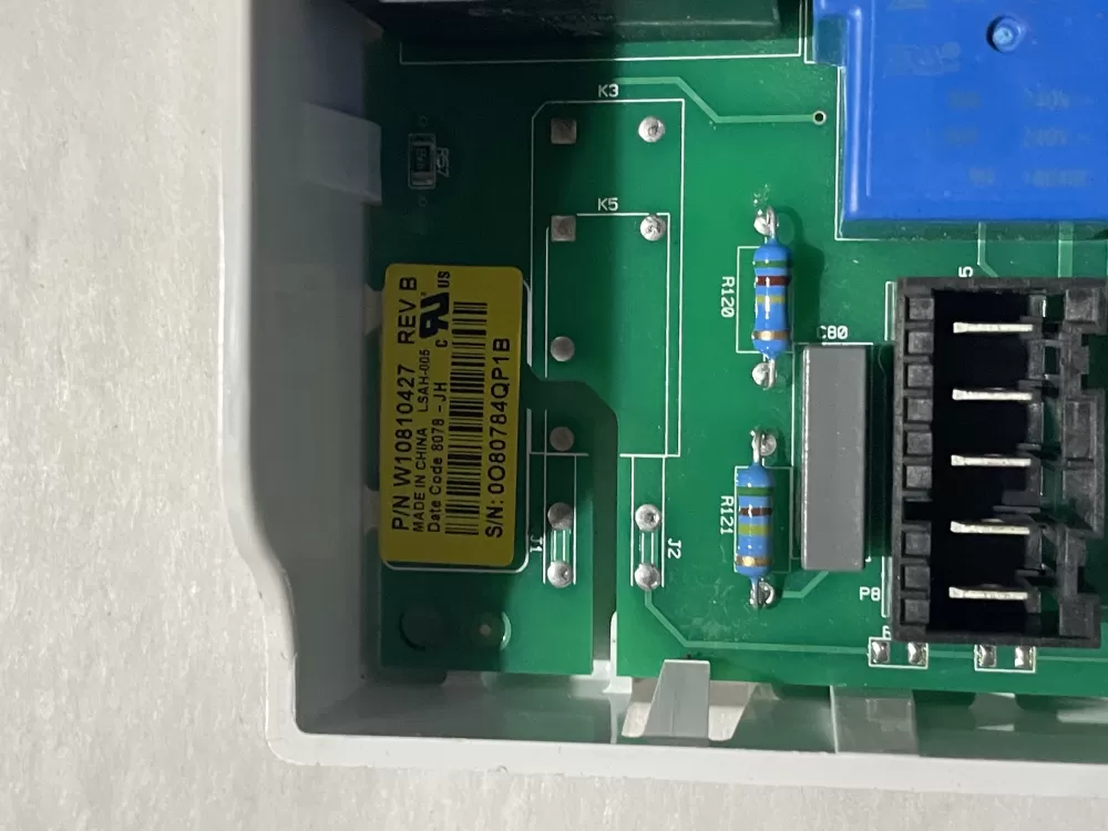 Whirlpool W10810427 Dryer Control Board AZ203606 | KM2744