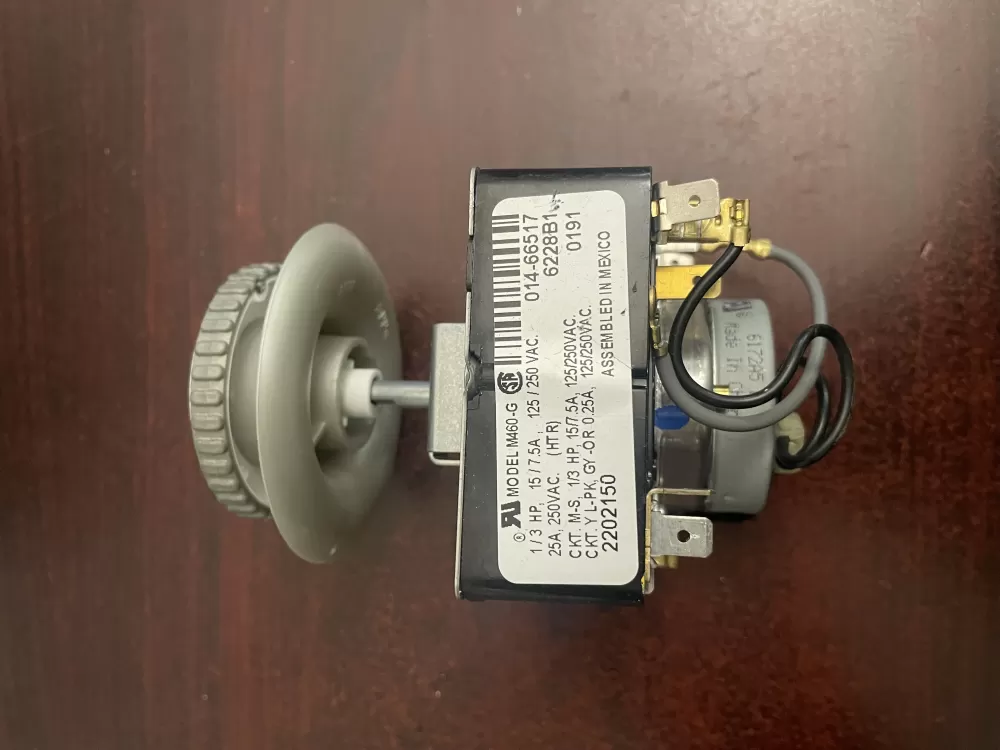 Whirlpool  Maytag  Magic Chef  Admiral 2202150 WP37001240 Dryer Timer