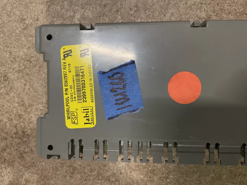 Kenmore KitchenAid W10084141 Dishwasher Control Board AZ26860 | KM260