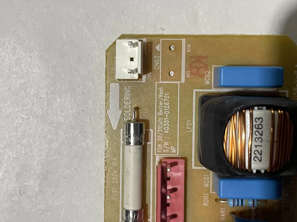 Kenmore 40301 0126701 Refrigerator Control Board Noise Filter AZ146234 | KM2449