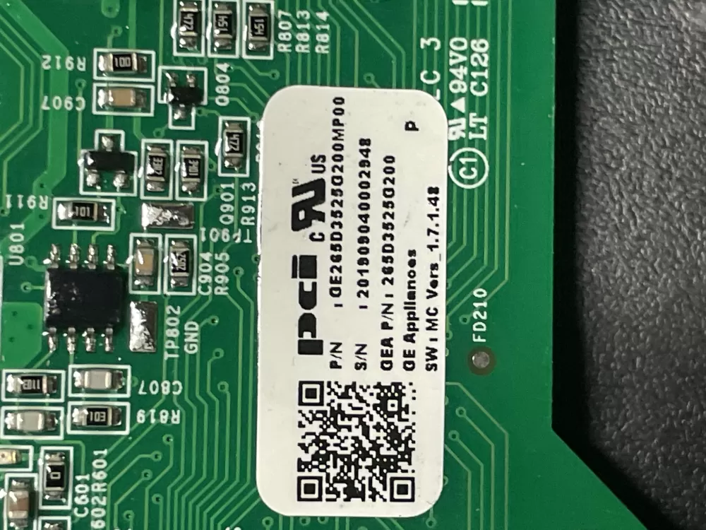 GE 265D3525G200 Dishwasher Control Board AZ19250 | WM1028