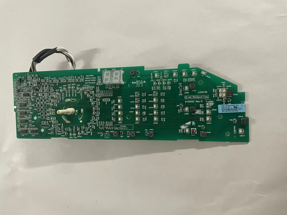 Whirlpool W10298622 W10297398 Washer Control Board AZ114950 | KM2136