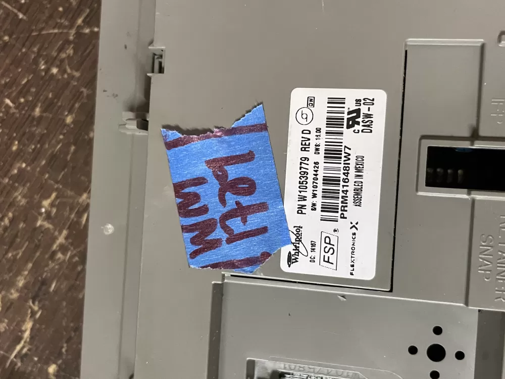 Maytag AP5955168 W10539779 W10539785 Dishwasher Control Board AZ48708 | Wm1789
