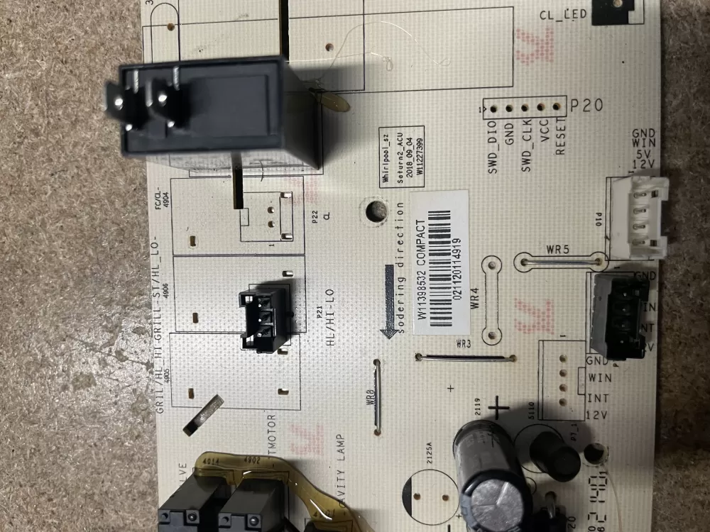 W11383756 W11398532 Whirlpool Cntrl-elec OEM AZ6610 | KM1586