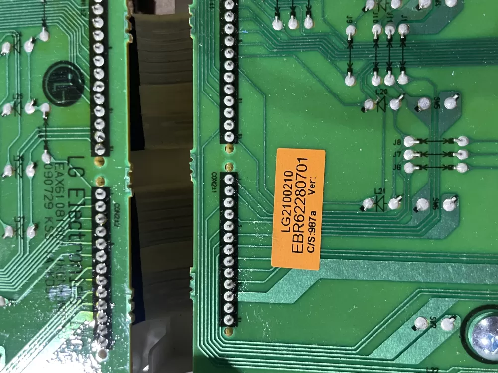 Kenmore LG Whirlpool EBR62280701 Washer Control Board AZ88874 | Wmv172
