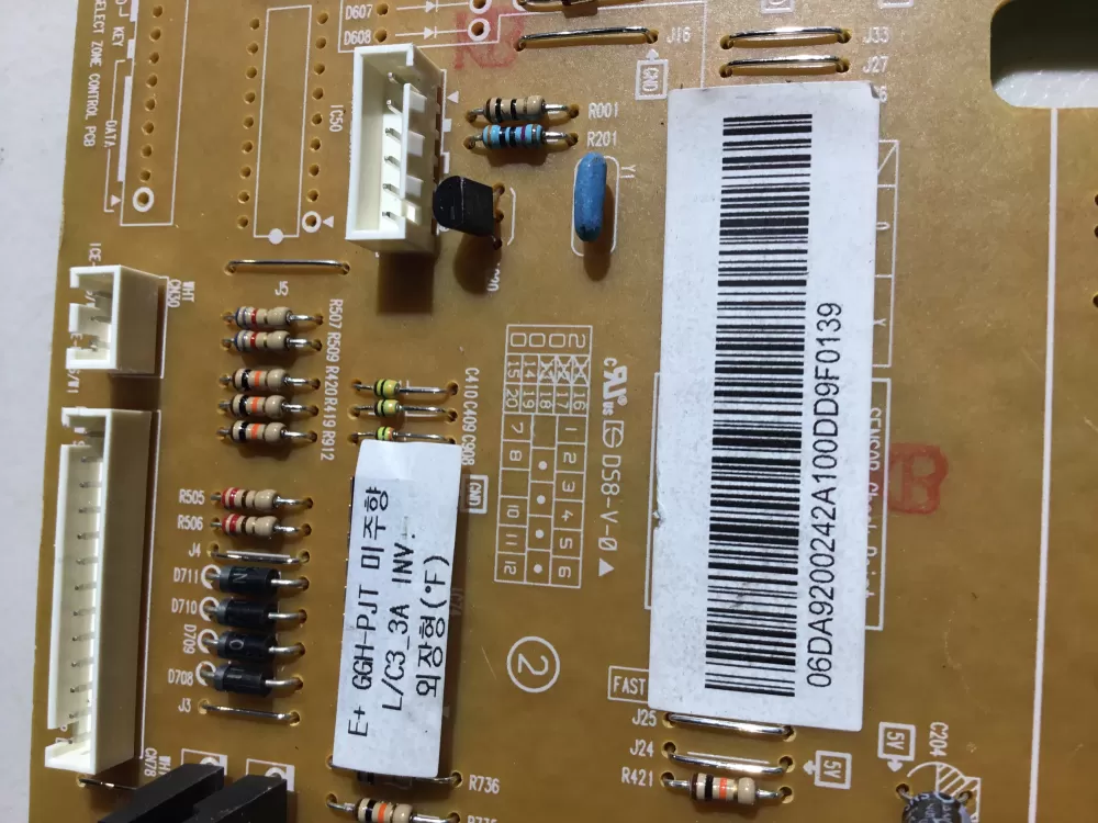 Samsung DA92 00242A Refrigerator Control Board AZ38397 | NRV378