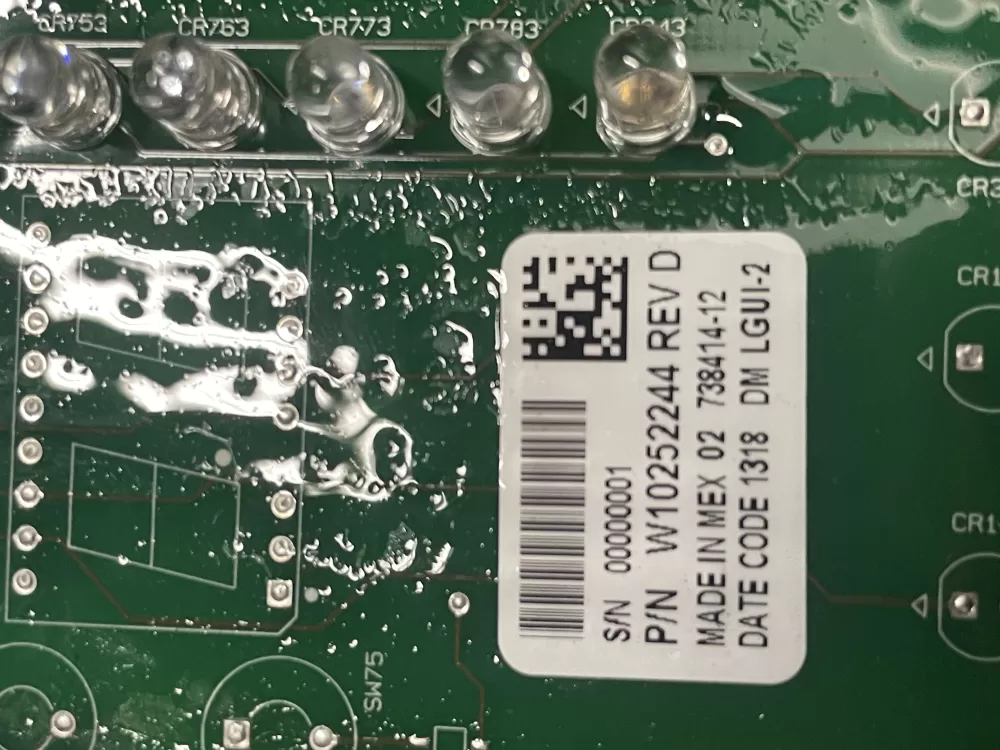 Whirlpool W10252244 Dryer Control Board AZ22166 | WMV297