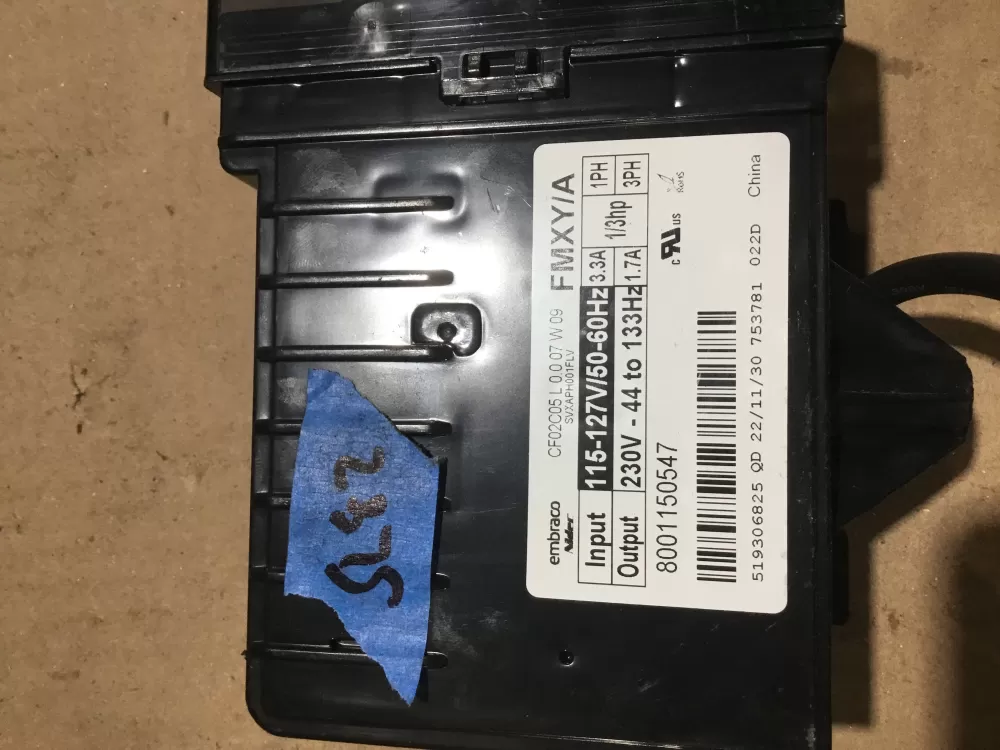 Bosch 12032202 8001150547 Refrigerator Inverter Control Board AZ92281 | Sl82