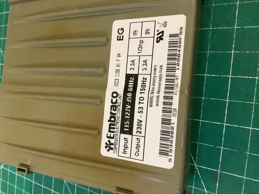 GE 519303021 Refrigerator Invter Control Board AZ198706 | NR2769