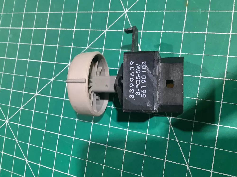 Whirlpool  Maytag  KitchenAid  Kenmore AP6008373 3396013 3399639 WP3399639 PS11741508 Dryer Start Switch